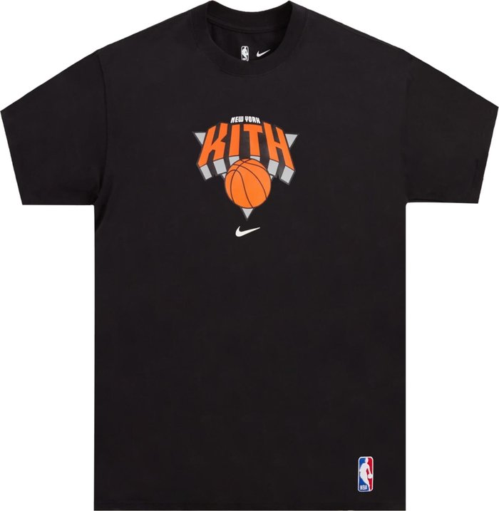 Kith x Nike For New York Knicks NYK Tee T-Shirt Black