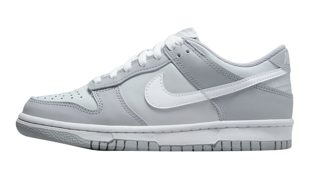 Nike Dunk Low Two-Toned Grey Pure Platinum Wolf Gray (GS)