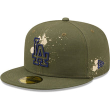 Load image into Gallery viewer, New Era Los Angeles Dodgers Hat Cap Olive Splatter
