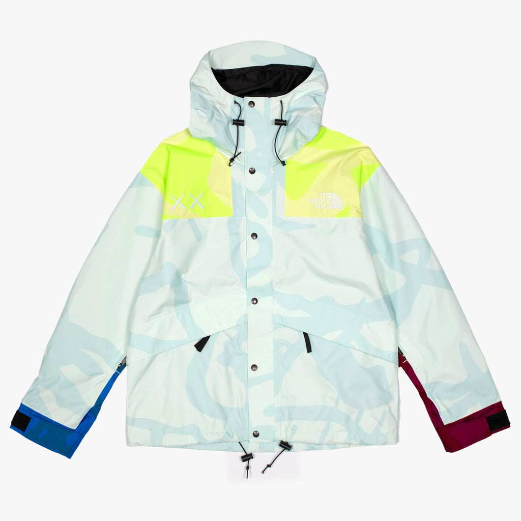 KAWS x The North Face Retro 1986 Mountain Jacket Ice Blue 86 Print