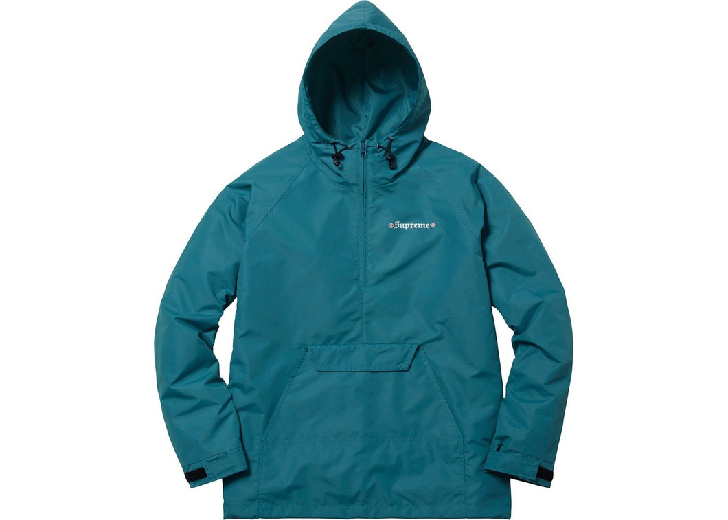 Supreme Independent Windbreaker Anorak Jacket Half Zip Slate