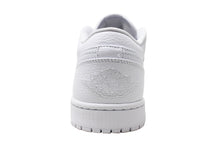Load image into Gallery viewer, Air Jordan 1 Retro Low Triple White Tumbled Leather