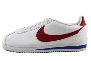 WMNS Nike Classic Cortez Leather White/Red/Blue