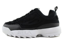 Load image into Gallery viewer, WMNS Fila Women&#39;s Disruptor II Premium PRM &quot;Velour Black White&quot;
