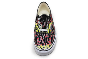 VANS Authentic "Flames Black"