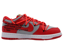 Load image into Gallery viewer, Nike Dunk Low x Off-White &quot;University Red&quot;