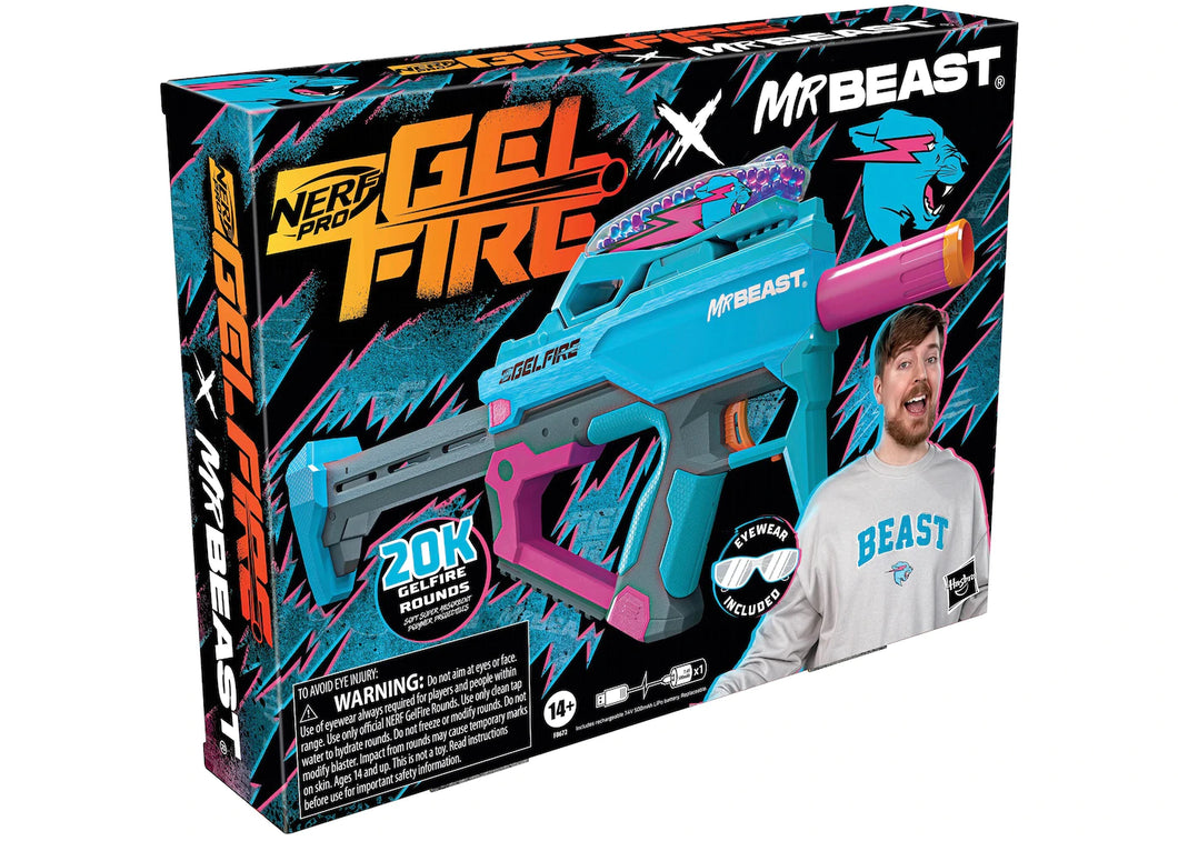 Nerf Pro Gel Fire x MR Beast Blaster