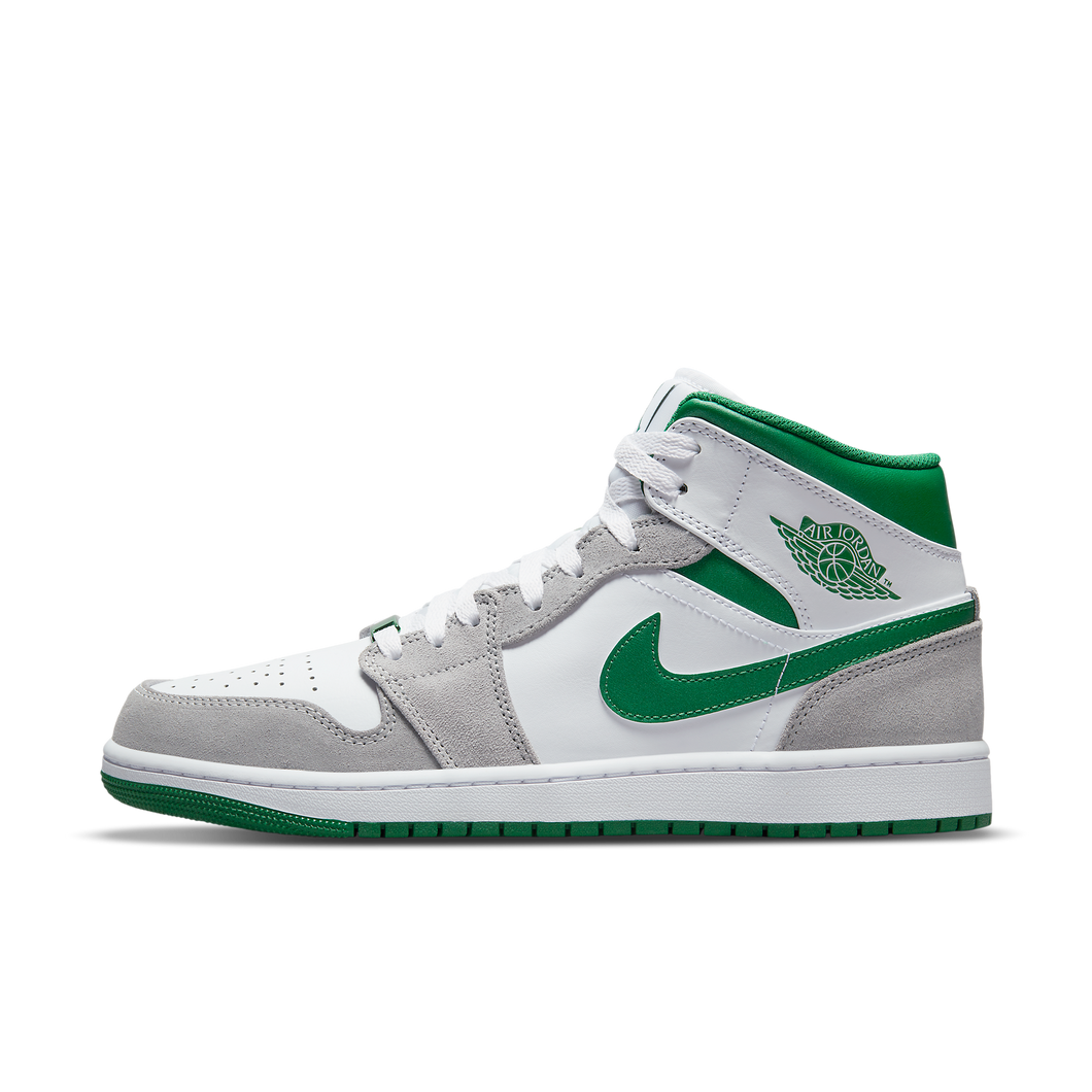 Air Jordan 1 Mid SE Grey Pine Green