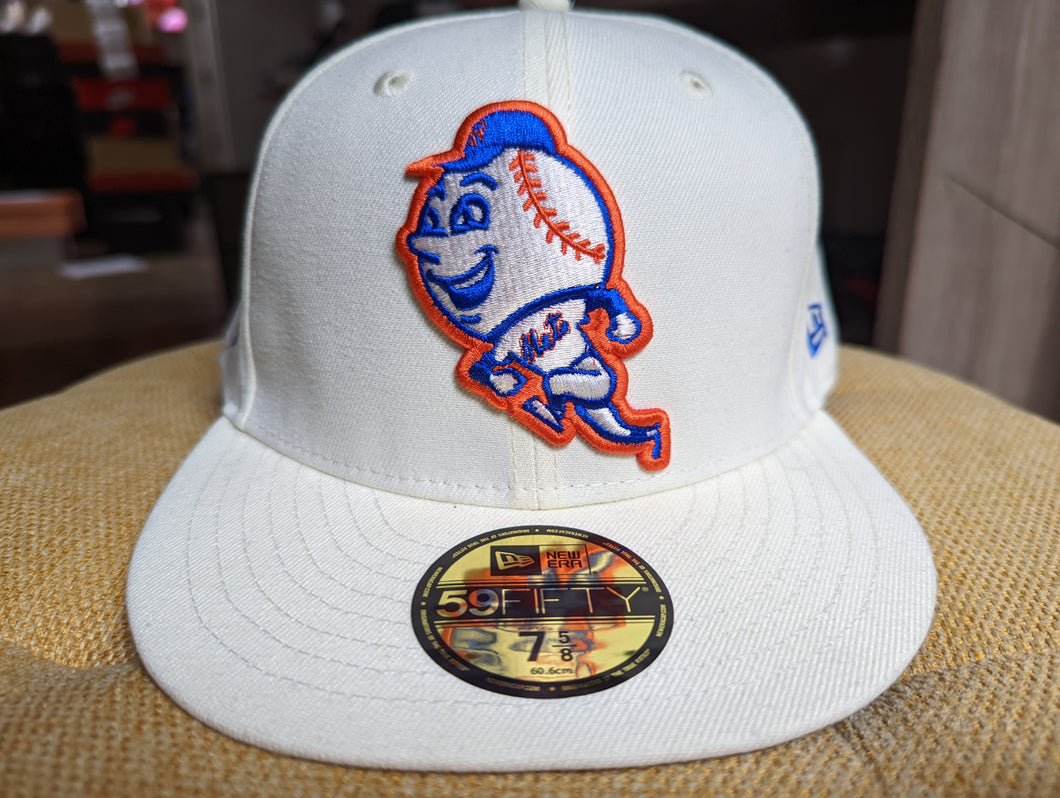 New York NY Mets Mr. Met Cream Off White Hat