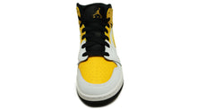 Load image into Gallery viewer, Air Jordan 1 Retro Mid GS &quot;White University Gold&quot;
