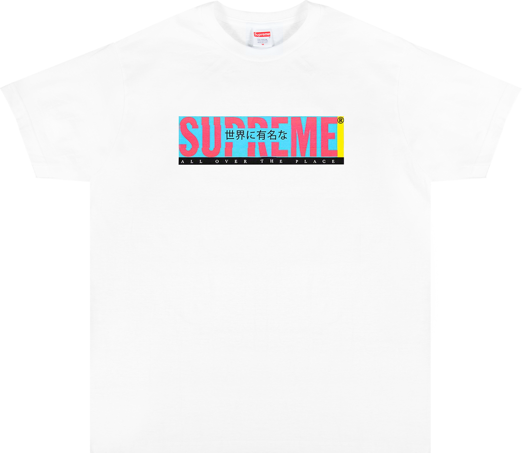 Supreme All Over T-Shirt White