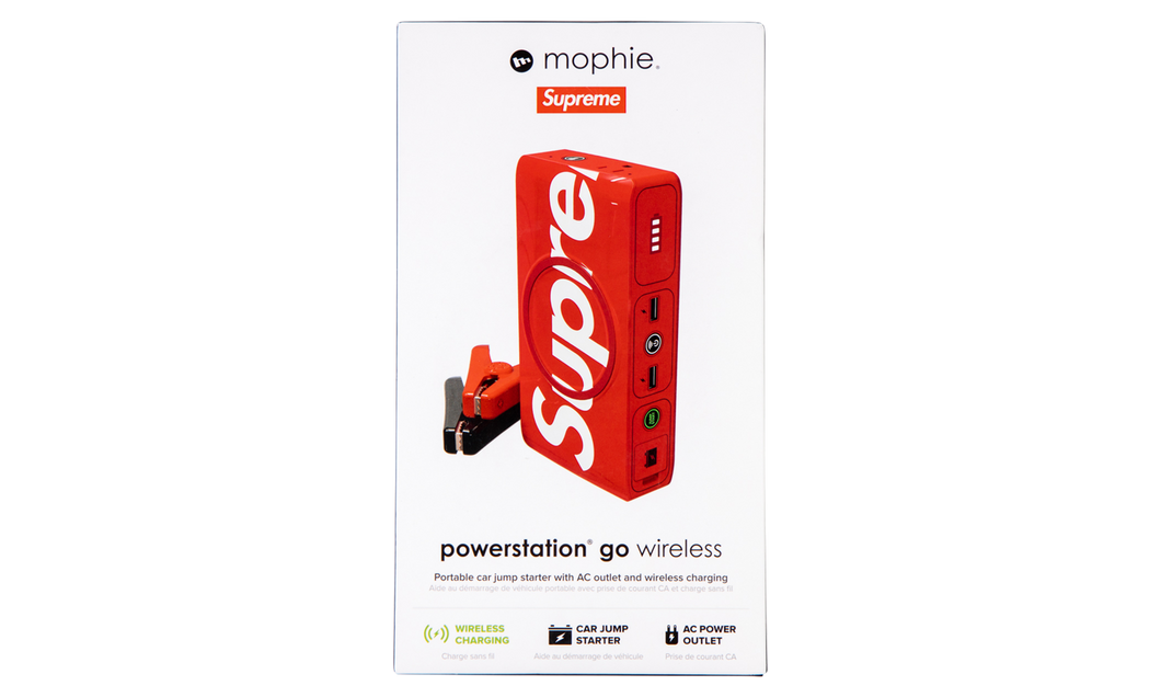 Mophie x Supreme Powerstation Go Wireless - Red