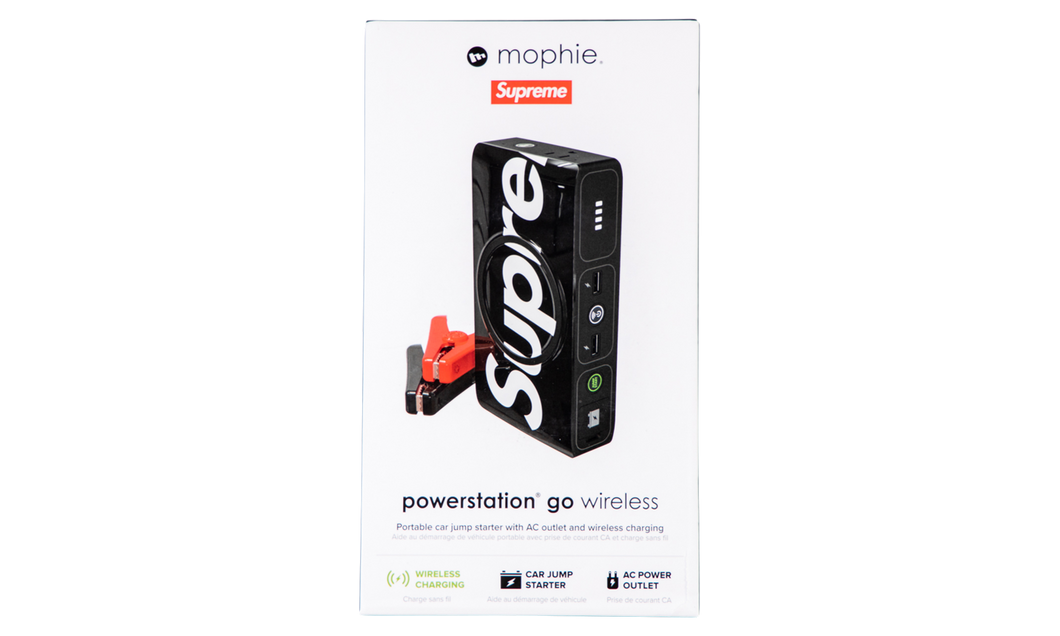 Mophie x Supreme Powerstation Go Wireless - BLACK