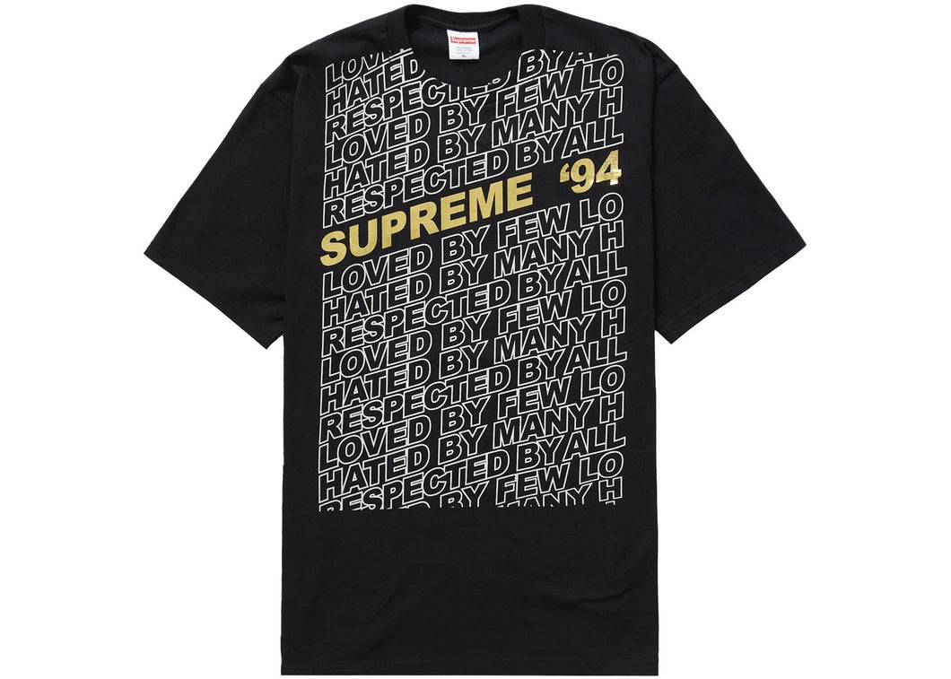 Supreme Respected T-Shirt Black