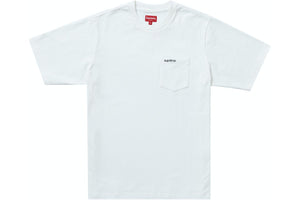 Supreme T-Shirt S/S Short Sleeve Pocket Tee White