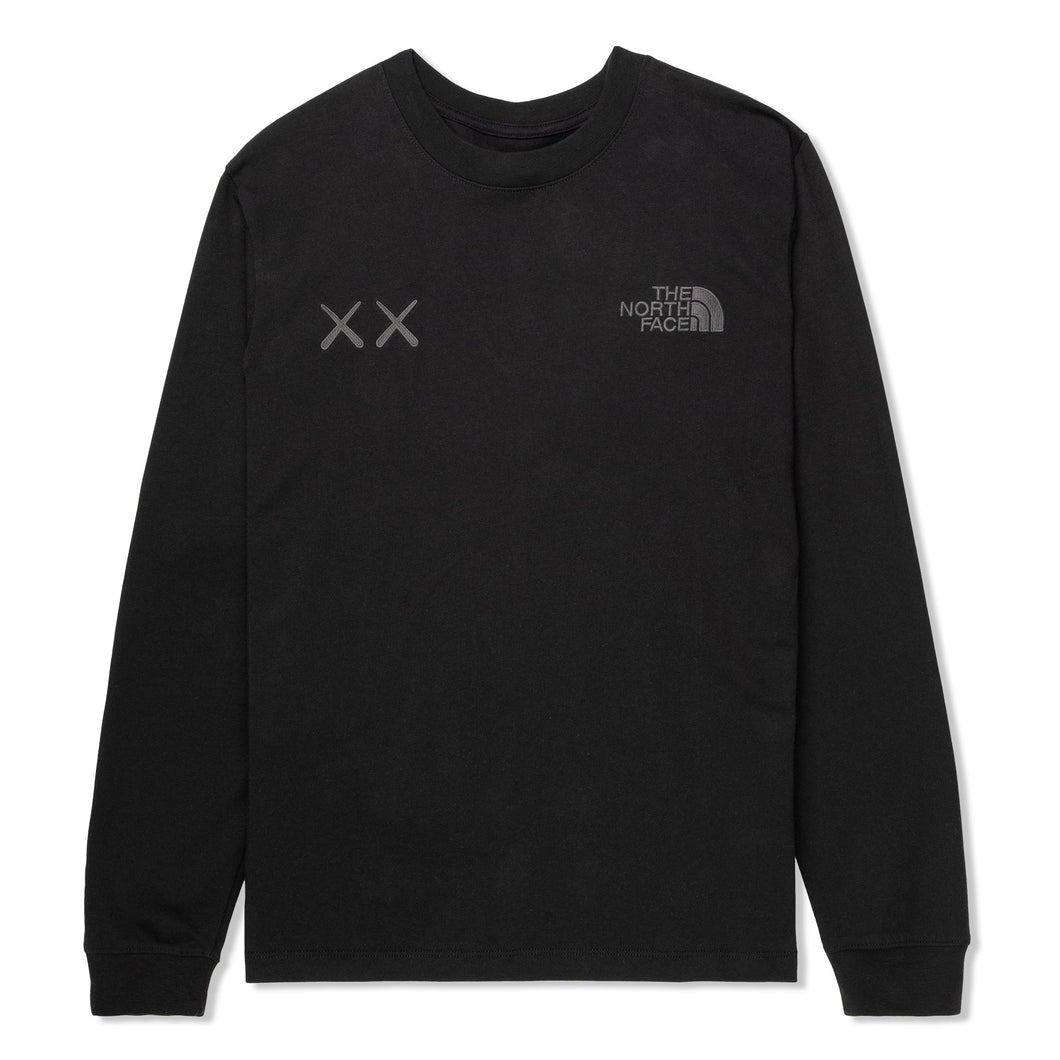 Kaws x The North Face T-Shirt L/S Black