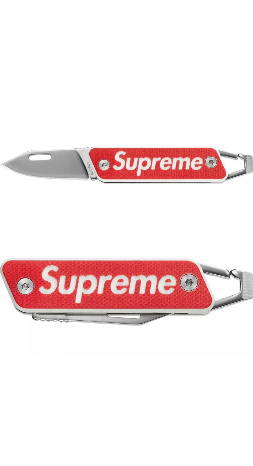 Supreme x True Modern Keychain Knife Red