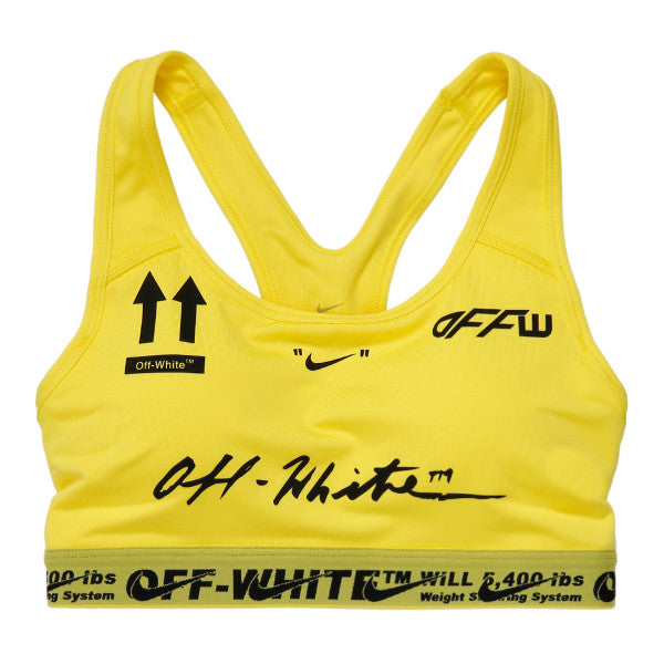 WMNS Nike x Off-White Sports Bra Yellow