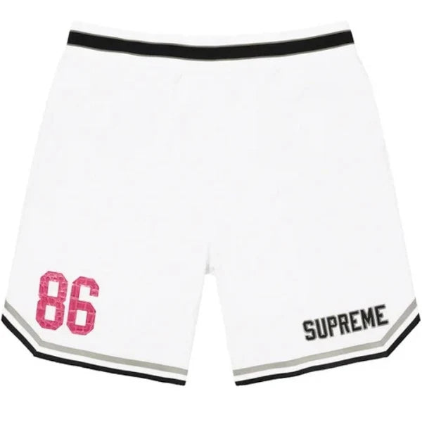 Supreme Faux Croc Basketball Shorts White