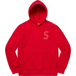 Supreme	"S Logo" Hooded Sweatshirt Red